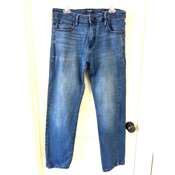Chaps Men's Slim Straight Leg Jeans - 34" x 32" - Picture 4 of 6